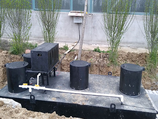 桦甸市地埋式污水处理设备案例